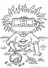 Rugrats Coloring Pages Printable Chucky Drawings Kids Book Drawing Colour Cartoon Color Pintar Books Sheets Para Colorear Colouring Cartoons Paint sketch template