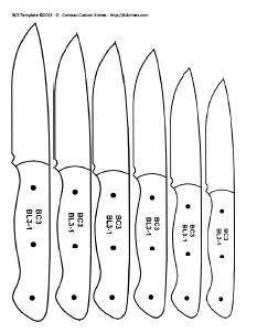 knife templates  print  nabatem