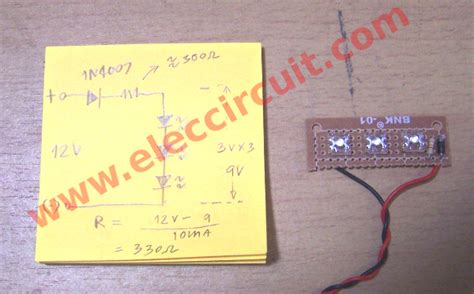 led light circuit diagram wiring diagram  schematics