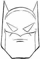 Batman Coloring Mask Pages Printable Cliparts Super Colouring Heroes Favorites Add Face sketch template