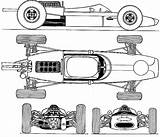 Brabham Blueprints F1 Bt3 Formula 1963 Car sketch template