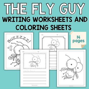 fly guy coloring pages  writing pages  virtualelementaryteacher