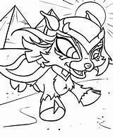 Neopets Desert Lost Colouring sketch template