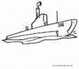 Coloring Military Pages Kids Submarine Transportation sketch template