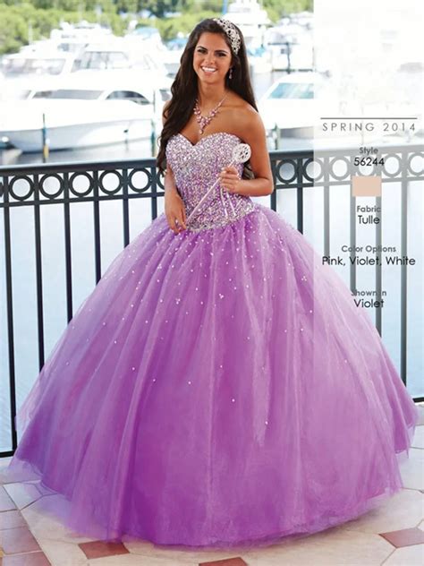 purple sweet  dresses special quinceanera dresses ball gowns sequined