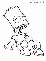 Simpson Coloring Pages Bart Marge Getcolorings Getdrawings Printable sketch template