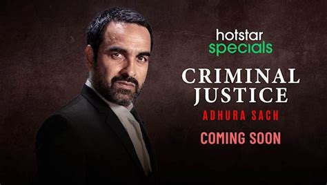 criminal justice adhura sach hotstar cast and crew release date