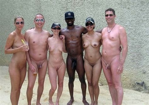 Interracial Group Nude Sunbathing Pic Amateur