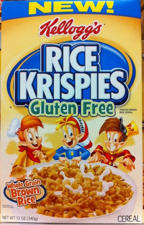Rice Krispies Gluten Free My Cereal Box