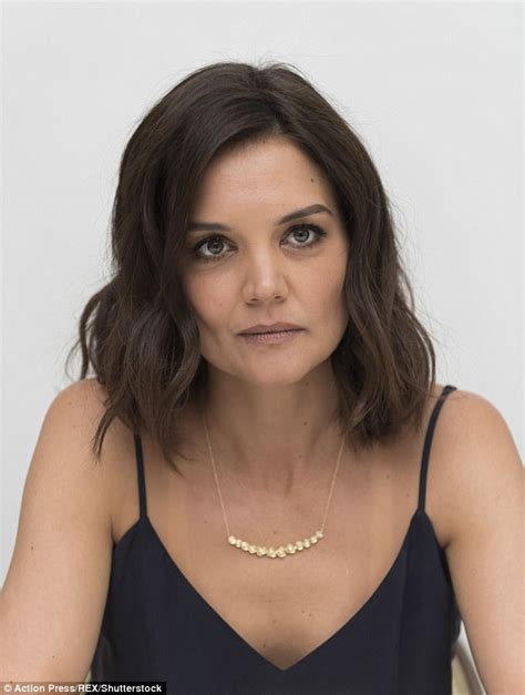 katie holmes shows off beauty at kennedys after camelot daily mail online