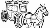 Carriage Horse Coloring Pages Cart Wagon Princess Drawing Buggy Coach Cinderella Drawn Printable Color Clipartmag Getdrawings Getcolorings Powered Results Bing sketch template