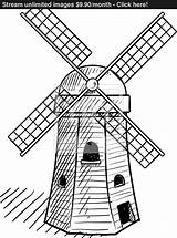 Windmill Drawing Line Dutch Sketch Drawings Paintingvalley Getdrawings sketch template