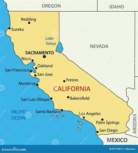 legibilidad mirar fijamente floración estado de california mapa ventana