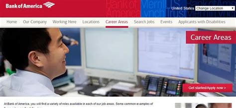 bank  america job openings   job retro