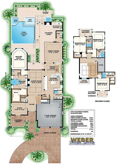 water front house plans