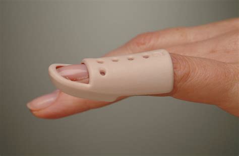 10 x plastic mallet finger splint dip joint support brace protection ebay