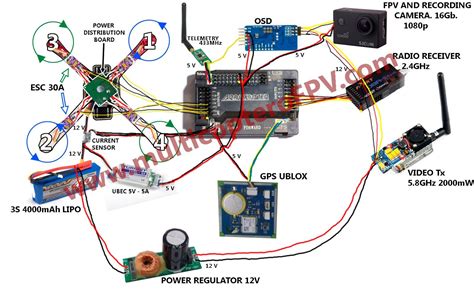 apm quad wiring diagram  led