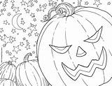 Coloring Pumpkin Patch Halloween Pumpkins Little Pages Color Five Printable Sheet Scary Getcolorings Inch Print sketch template