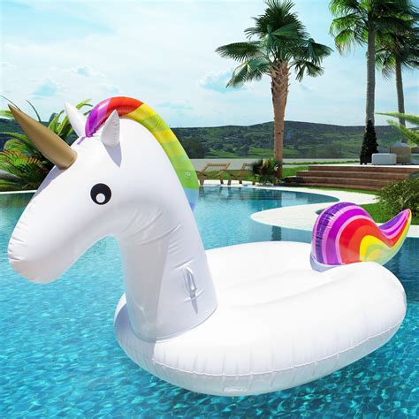 Giant Unicorn Pool Float At Mighty Ape Nz