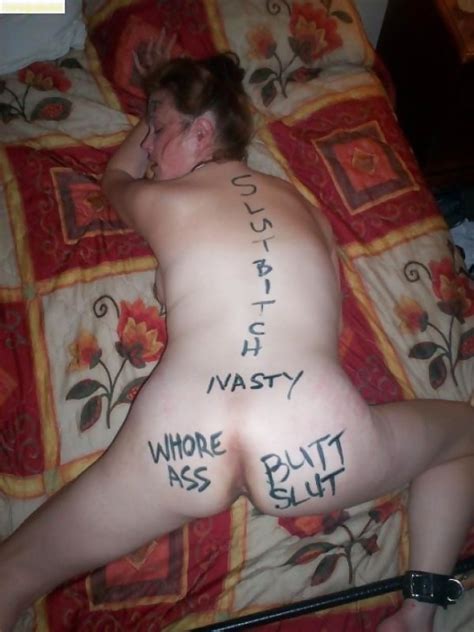 amateur notepad bodywriting sluts slaves 50 pics