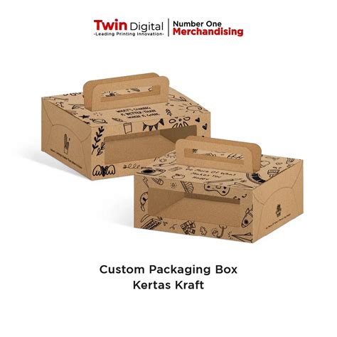kraft box packaging custom twin digital