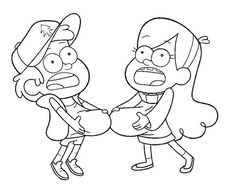 Mabel Pines Free Coloring Pages