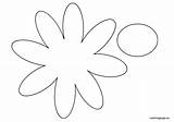 Daisy Template Flower Templates Flowers Paper Coloring Murakami Takashi Pages Kids Drawings Visit Merrychristmaswishes Info Leaf sketch template
