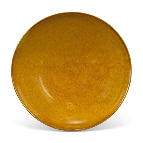 A Large Amber Glazed Dish Liao Dynasty 907 1125 Ad Christie’s