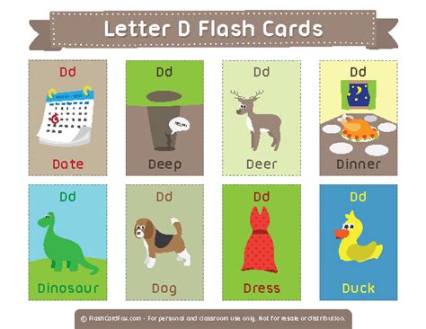 printable letter  flash cards     format