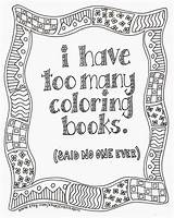 Coloring Pages Quote Adult sketch template