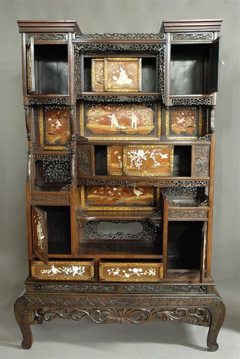 superb large japanese meiji period shodana cabinet antiques atlas
