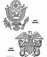 Coloring Pages Patriotic Navy Symbols Eagle Military Army Printables Armed Forces Flag Printable American Bald Eagles Drawings Color Kids Fun sketch template