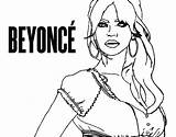 Coloring Pages Beyonce Beyoncé Color Coloringcrew Book Print Printable Users Getcolorings sketch template