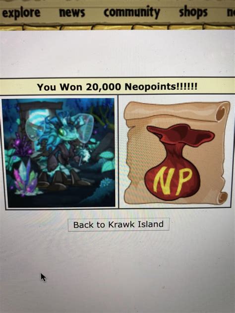 finally won  treasure   black pawkeet rneopets