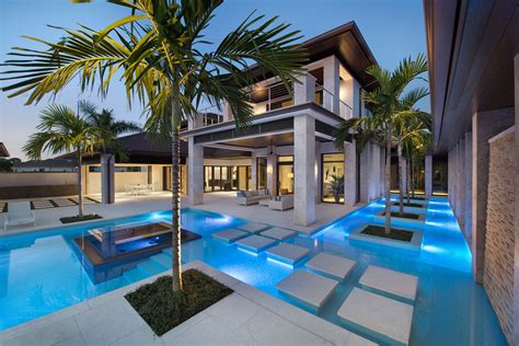 custom dream home  florida  elegant swimming pool idesignarch interior design