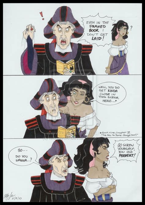 Literary Woes Frollo And Esmeralda 26252950 600 851  600×851