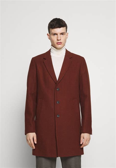 Jack And Jones Jjemoulder Coat Klassisk Kåpe Frakk Cappuccino Brun