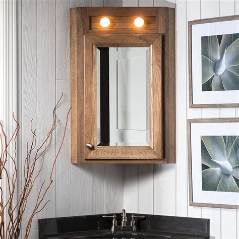 Corner Medicine Cabinet - Bathroom Storage - Bertch