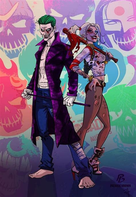 Suicide Squad Harley Quinn And Joker Batman Fan Art