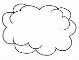 Cloud Coloring Pages Printable Template Colouring Print Clouds Kids Templates Clipart Sheet Cut Clip Shapes Outline Line Cliparts Library Large sketch template