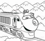 Train Coloring Cartoon Pages Getcolorings Color sketch template