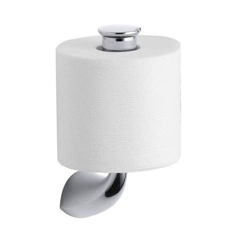 kohler alteo vertical single post toilet paper holder  polished chrome   cp  home depot