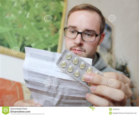 package insert stock photo image  action cold declaration