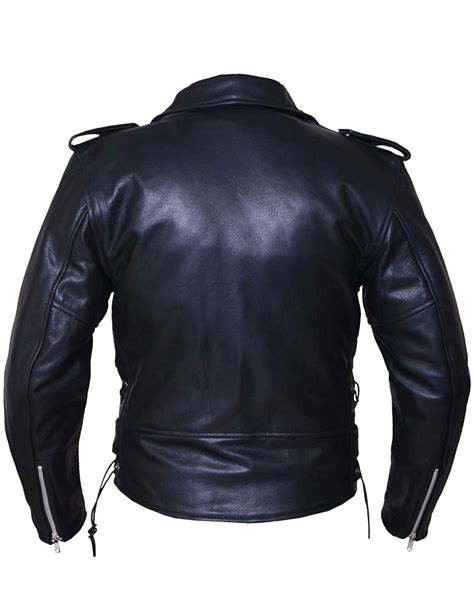 womens traditional style mc jacket  open road leather accessories