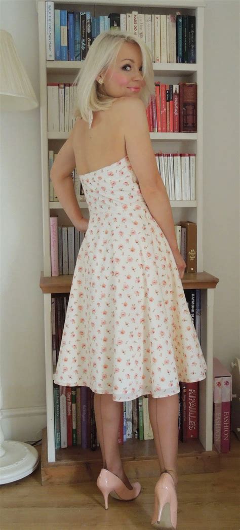 liberty rosa dress back love the seamed stockings with the