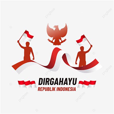 dirgahayu indonesia vector png images dirgahayu republik indonesia
