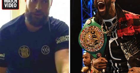 tyson fury vs deontay wilder s just got serious gypsy king makes