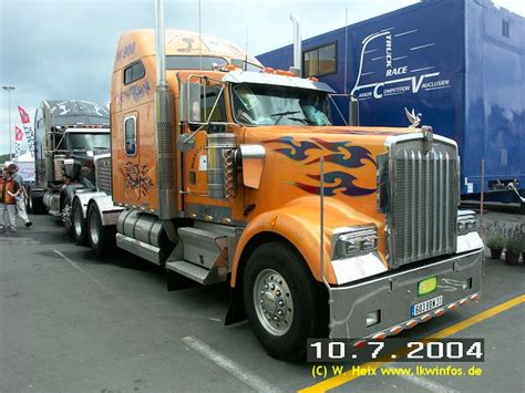 trucks teil kenworth  orange