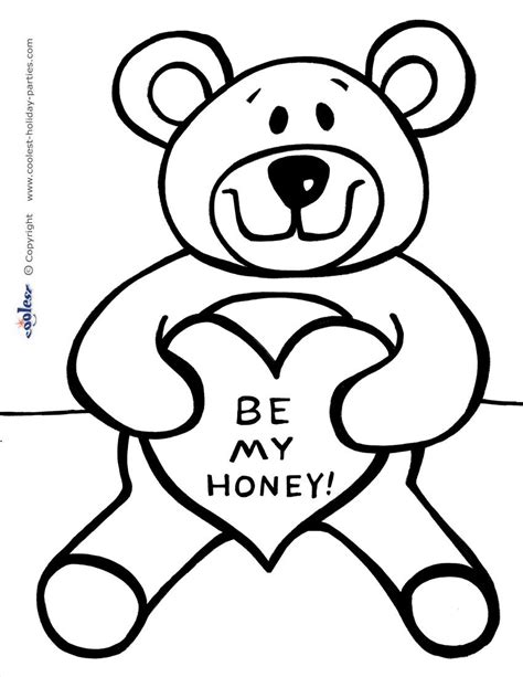 printable loveable teddy bear coloring page bear coloring pages