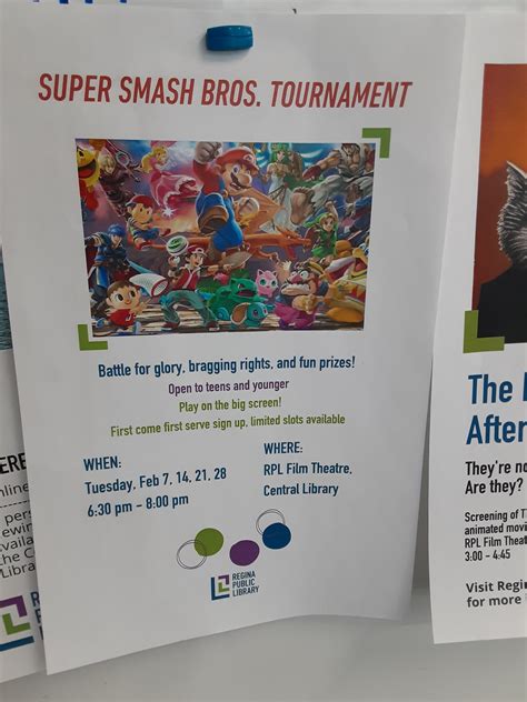 smash bros tournament rregina